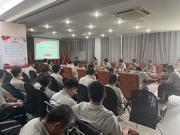 承德蘇墾銀河黨委開展“學習習近平總書記‘七一’重要講話精神，推進黨史學習教育”專題黨課(圖3)